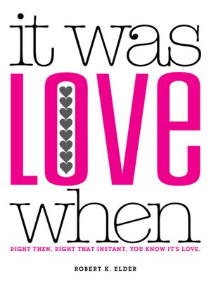 cover image of It Was Love When...